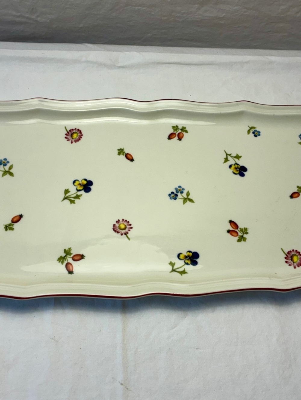 Villeroy & Boch Petite Fleur Porcelain Serving Platter